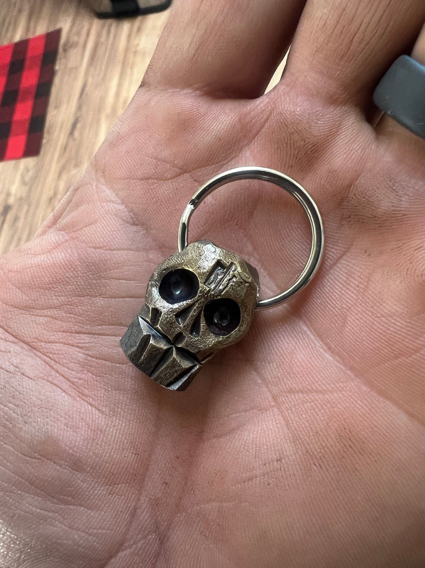 Bifrost Skull Keychain