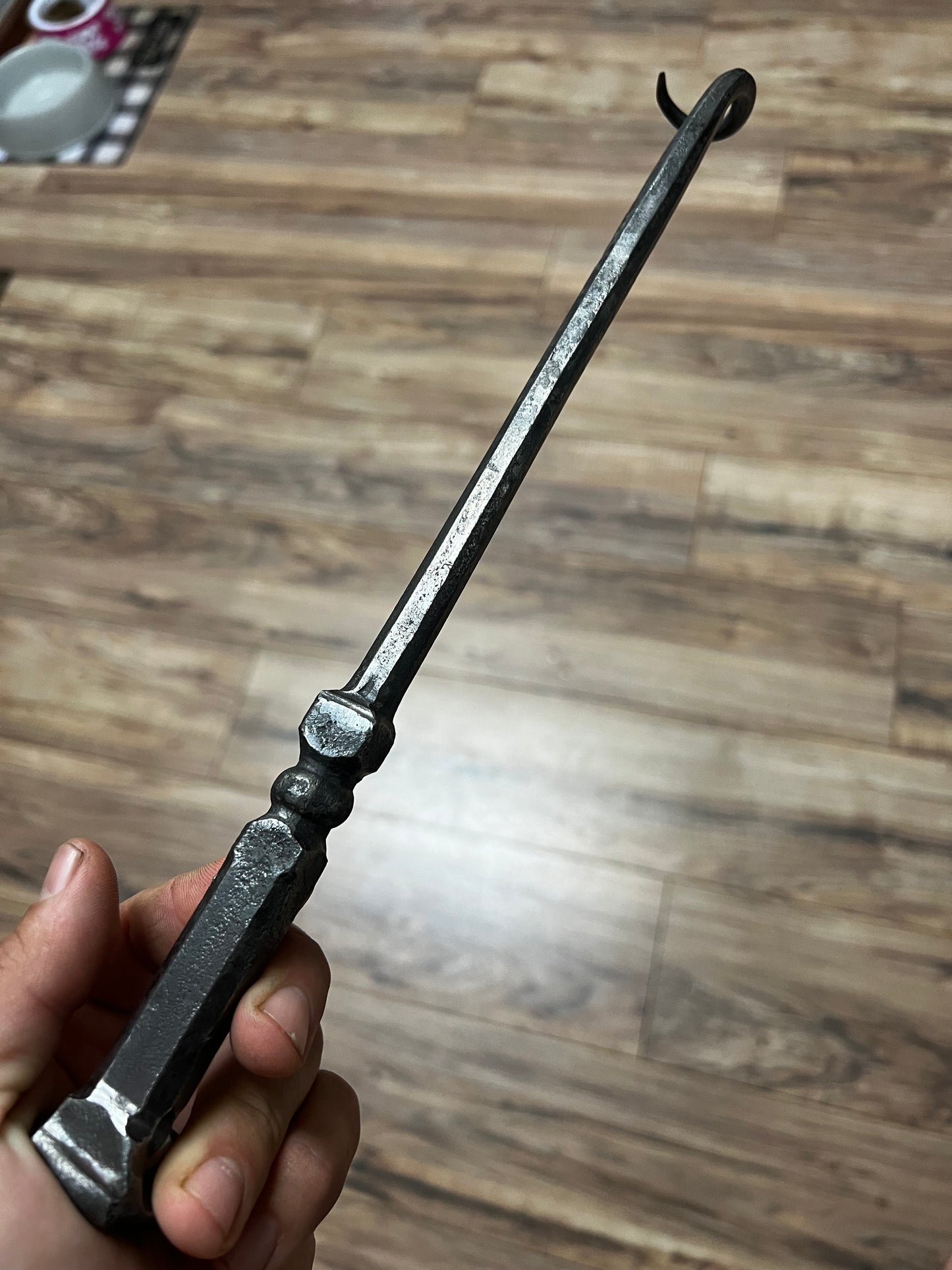 Railroad Spike Grilling Tool