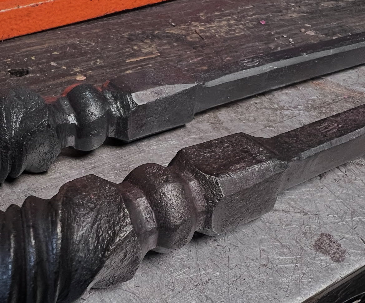 Railroad Spike Grilling Tool